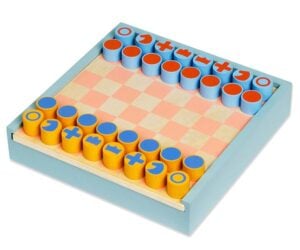2-in-1 Chess + Checkers Set