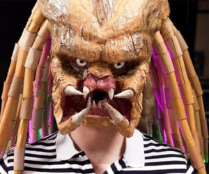 DIY Cardboard Predator Mask