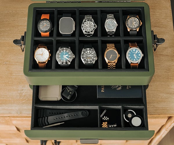 Barton Military Modular Watch Box