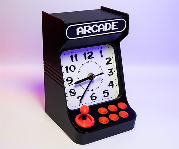 Mini Arcade Cabinet Clock