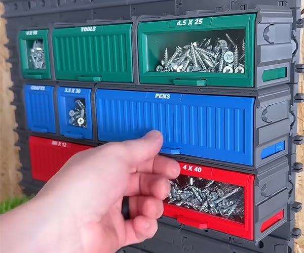 Cargo Containers Parts Storage System