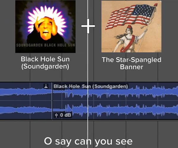 Black Hole Star Spangled Sun