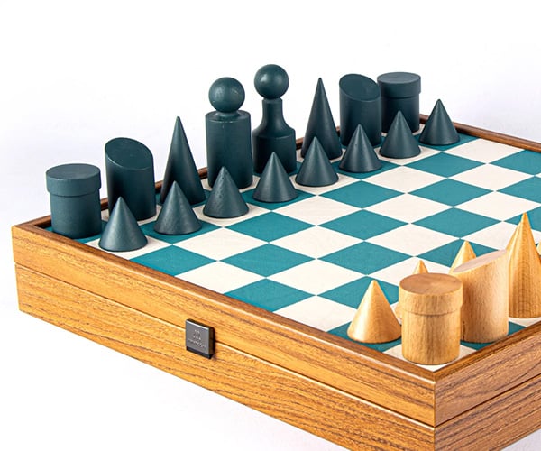 Bauhaus Wooden Chess Set
